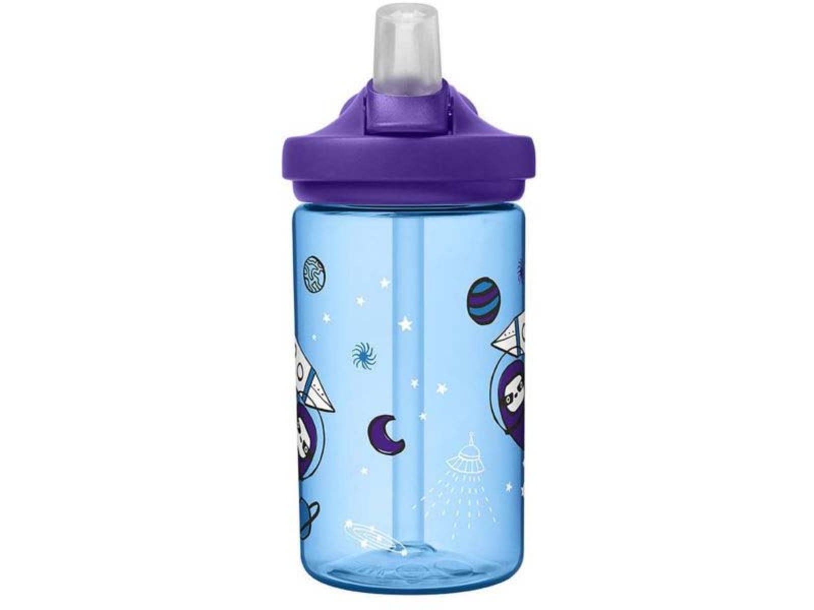 Camelbak Eddy+ Kids 14oz Water Bottle with Flip Straw, Sloths in Space | 2DEF