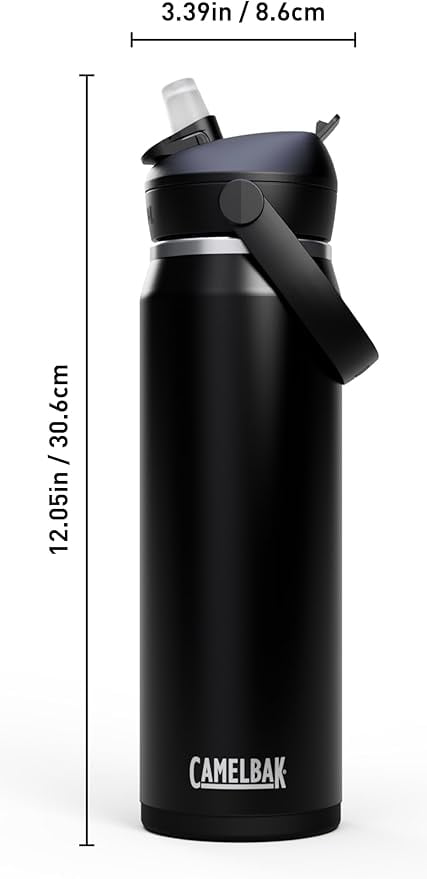 CamelBak Thrive™ Flip Straw Insulated Stainless Steel Water Bottle, 25 oz, Sierra Red | 7OB2