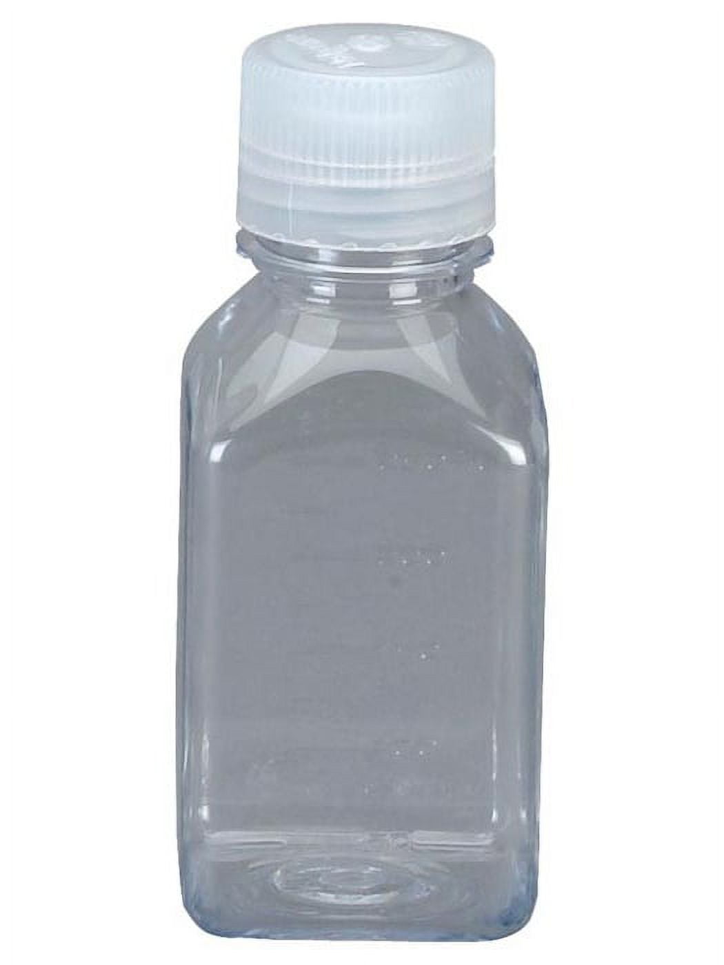 Nalgene Transparent Lexan Polycarbonate Square Storage Bottle - 8 oz. - Clear | JURV