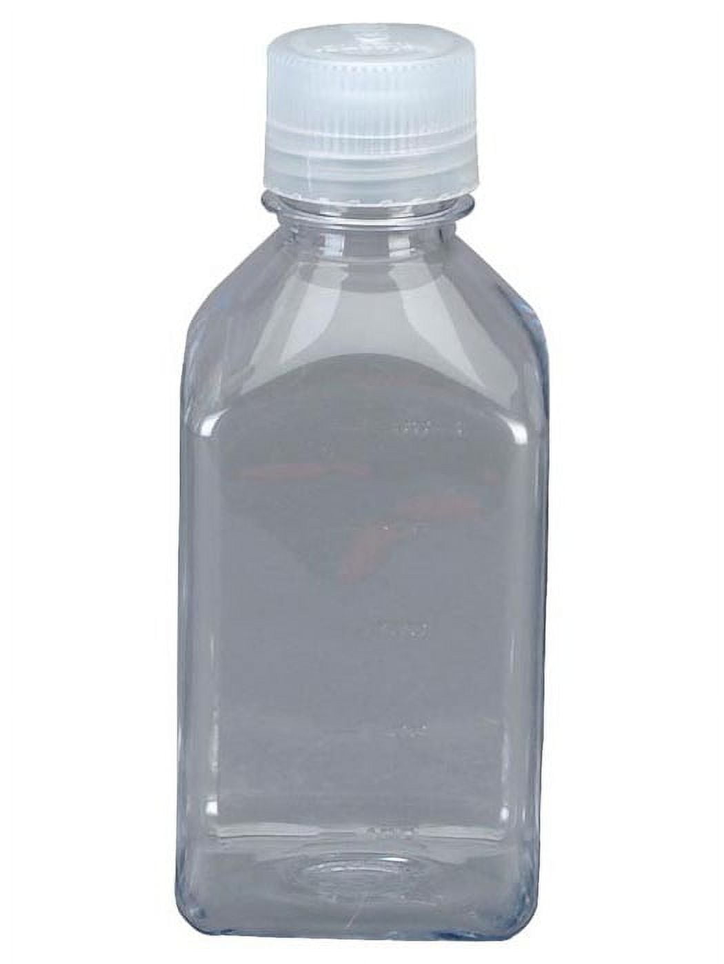 Nalgene Transparent Lexan Polycarbonate Square Storage Bottle - 8 oz. - Clear | JURV