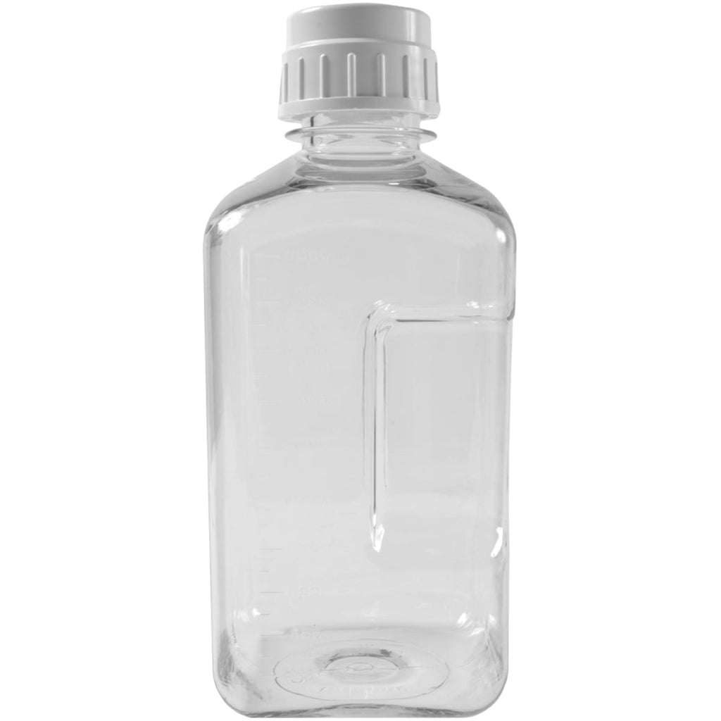 Nalgene Transparent Lexan Polycarbonate Square Storage Bottle - 8 oz. - Clear | JURV