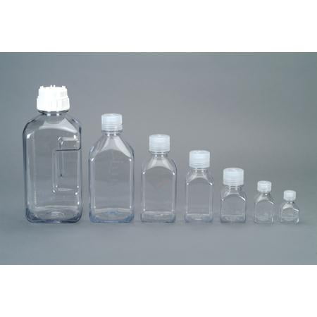 Nalgene Transparent Lexan Polycarbonate Square Storage Bottle - 8 oz. - Clear | JURV