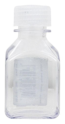 Nalgene Transparent Lexan Polycarbonate Square Storage Bottle - 8 oz. - Clear | JURV