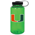 Green Miami Hurricanes 32oz. Nalgene Sustainable Wide Mouth Water Bottle | DWMX