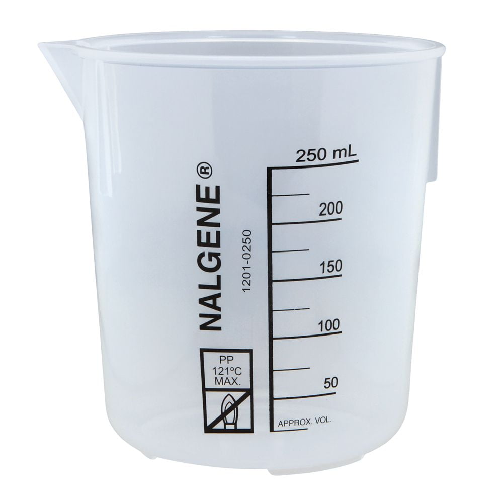 Nalgene Griffin Beaker, Low Form, Polypropylene, 250 Ml | 1QSF