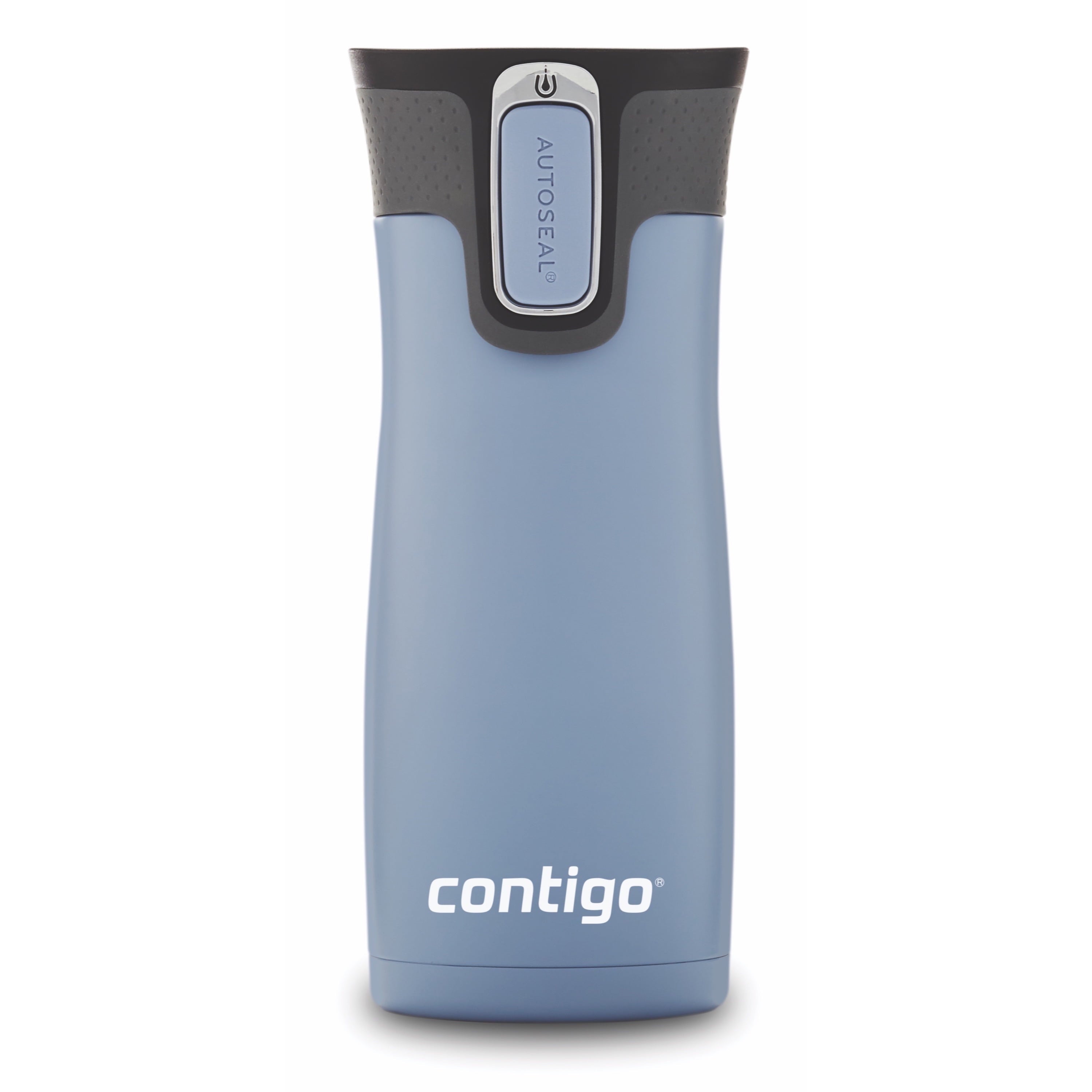 Contigo AUTOSEAL West Loop 2.0 Travel Mug, 16 oz., Stainless Steel with Black Button | 24ZC