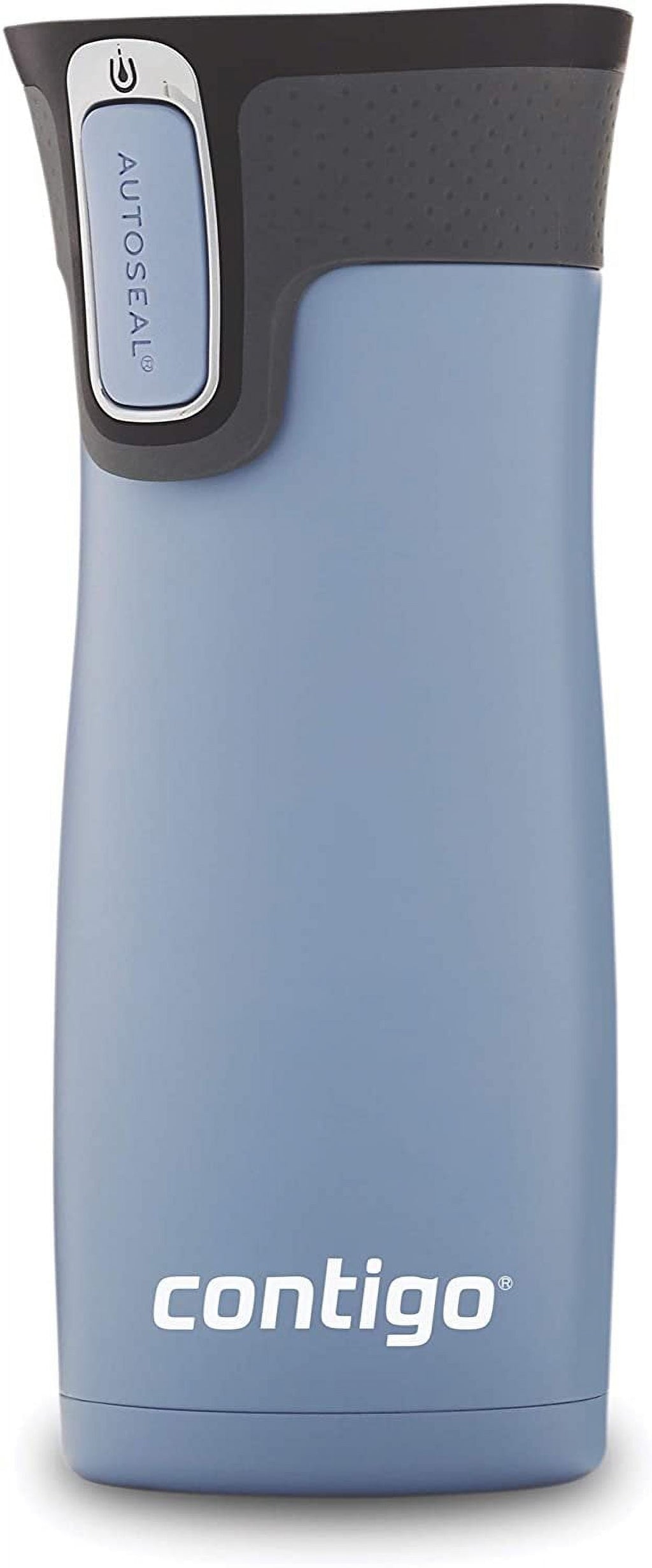 Contigo AUTOSEAL West Loop 2.0 Travel Mug, 16 oz., Stainless Steel with Black Button | 24ZC