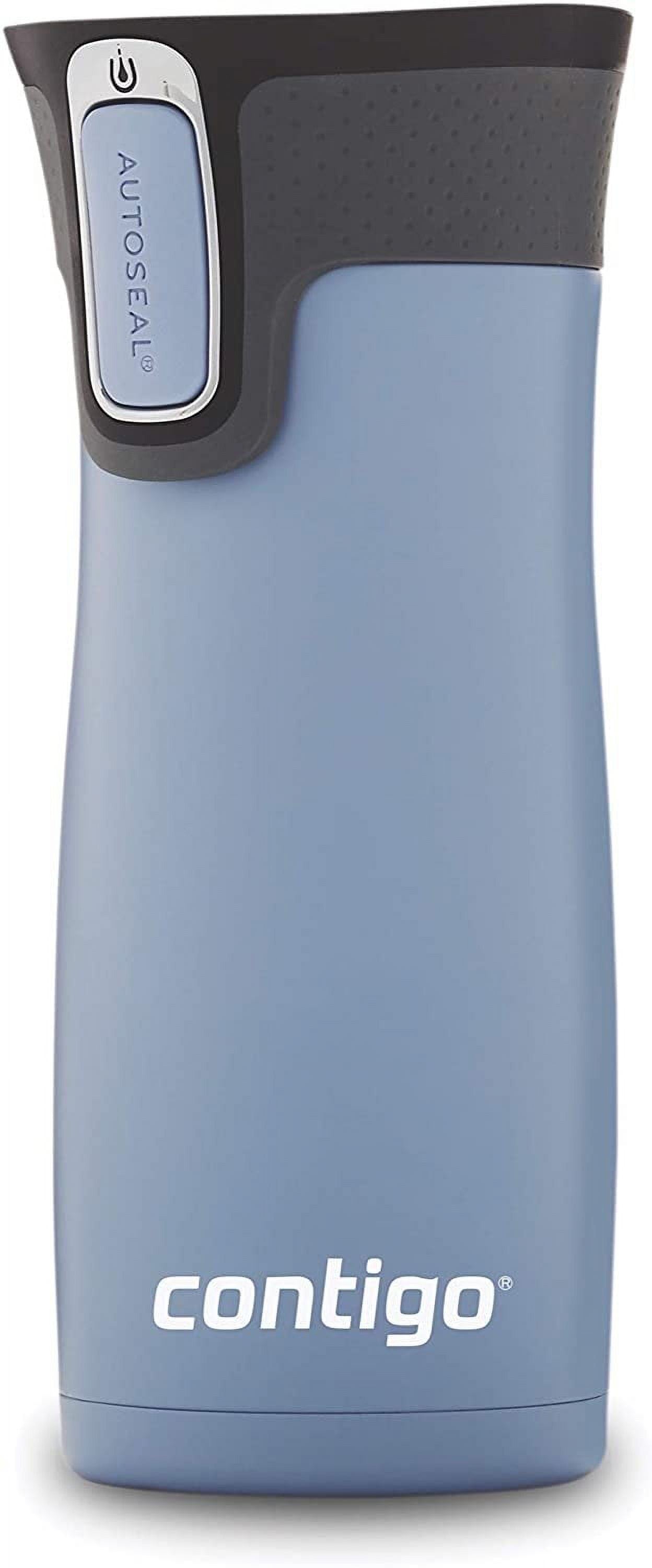 Contigo AUTOSEAL West Loop 2.0 Travel Mug, 16 oz., Stainless Steel with Black Button | 24ZC