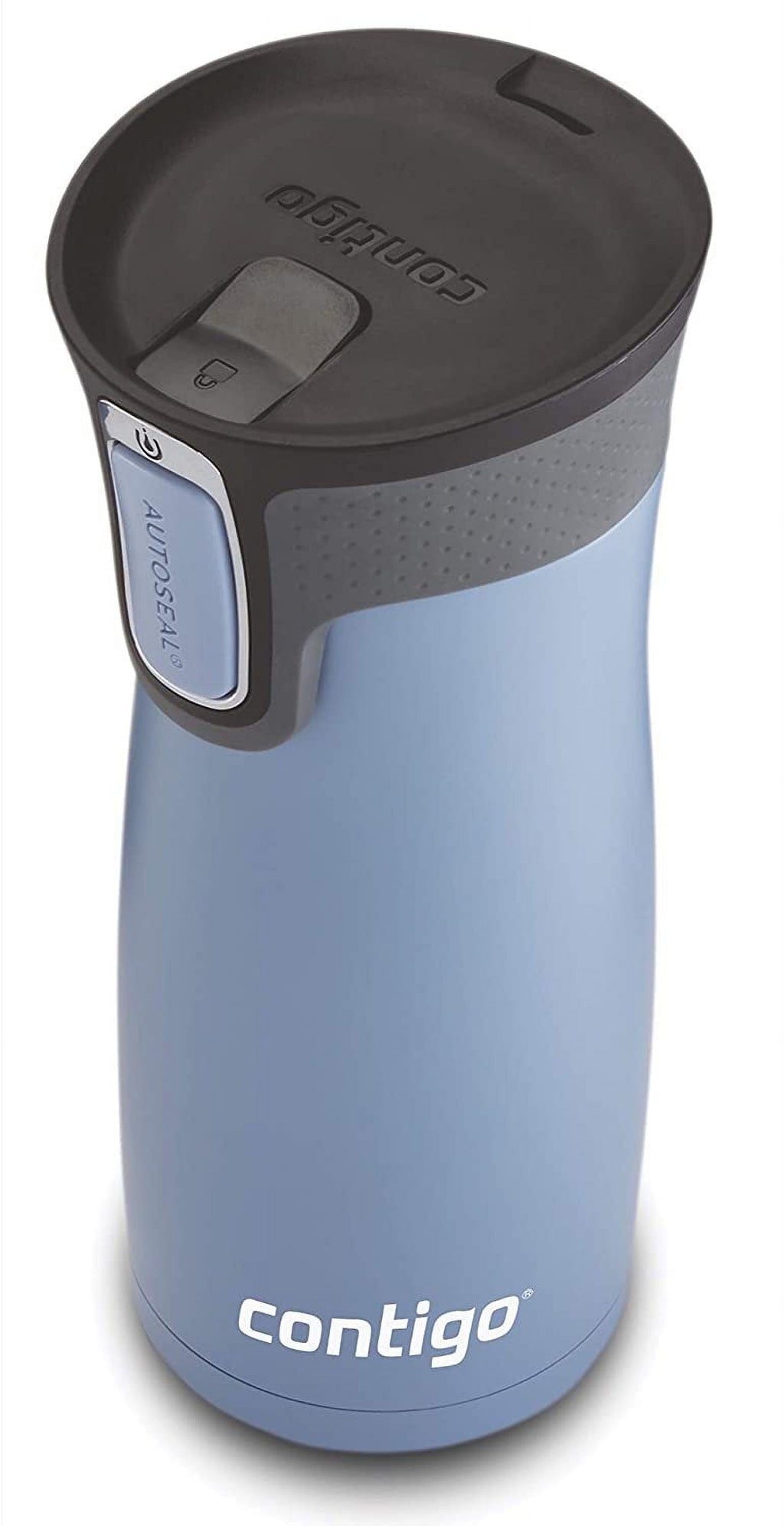 Contigo AUTOSEAL West Loop 2.0 Travel Mug, 16 oz., Stainless Steel with Black Button | 24ZC