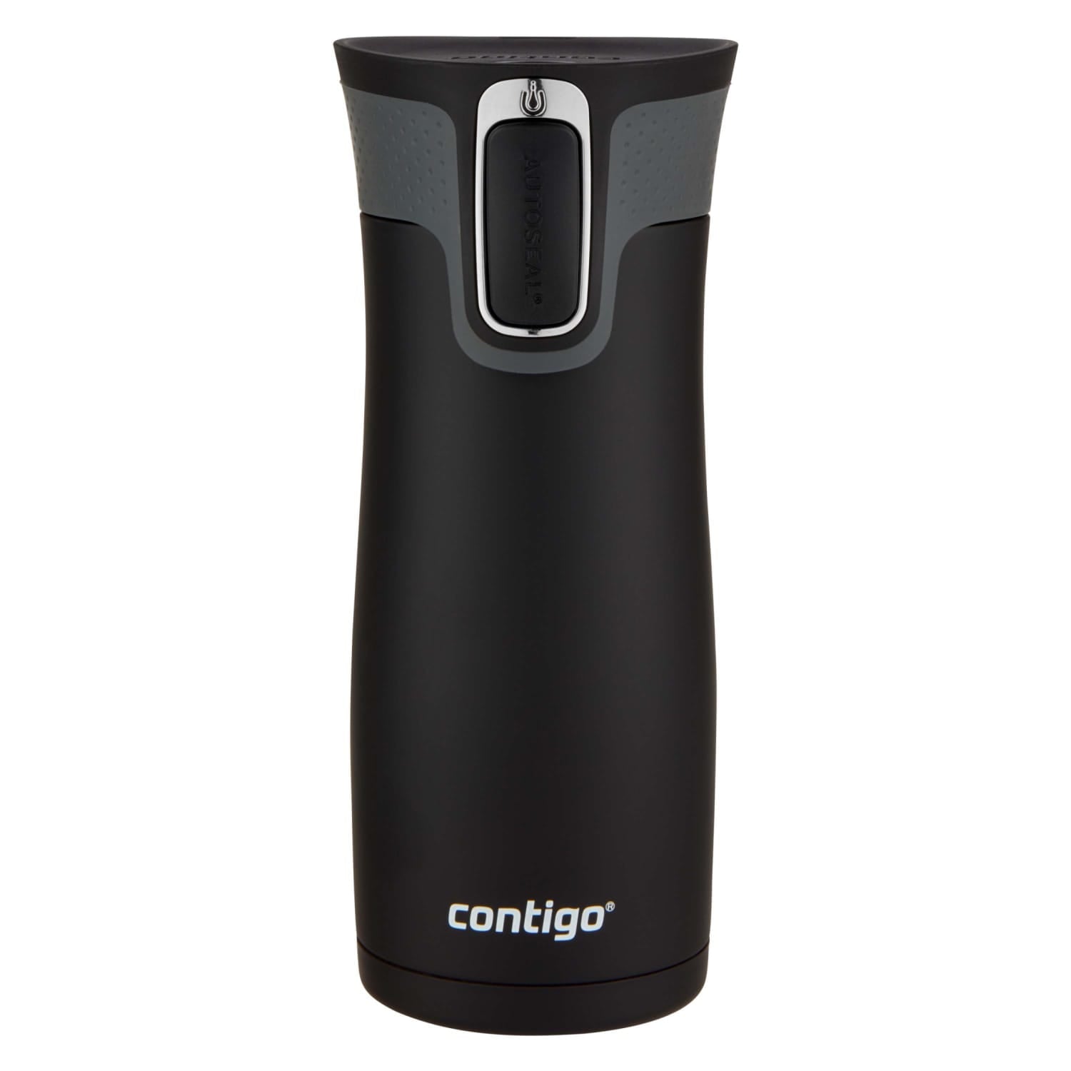 Contigo AUTOSEAL West Loop 2.0 Travel Mug, 16 oz., Stainless Steel with Black Button | 24ZC