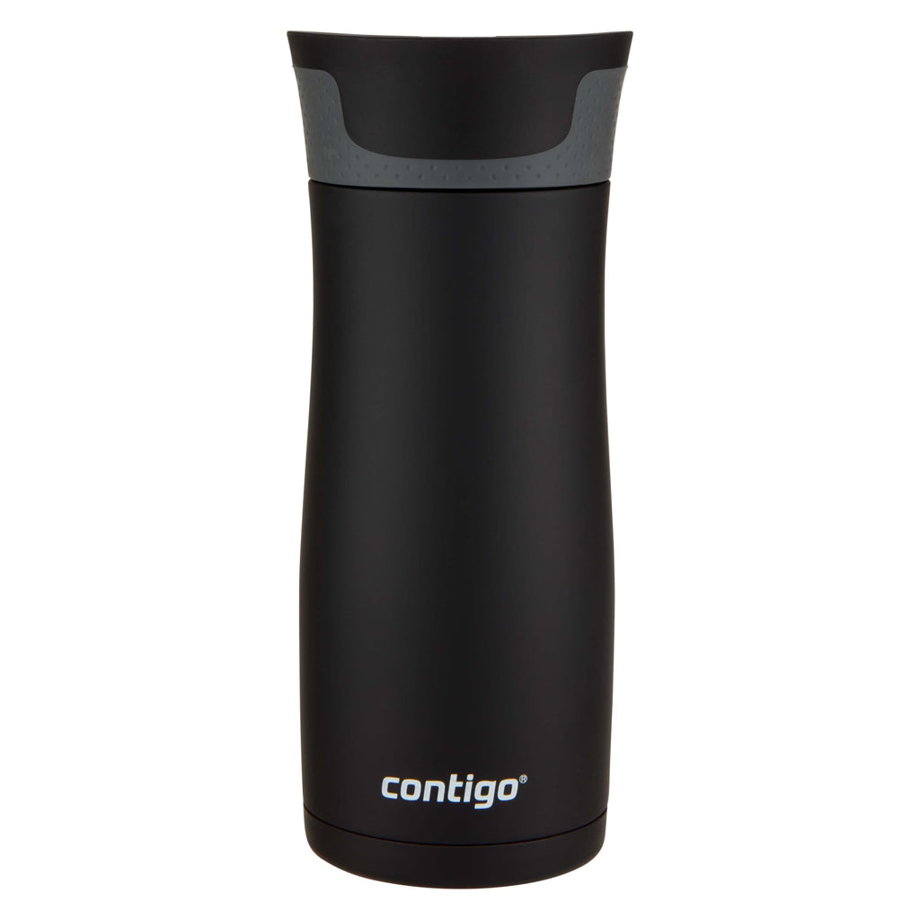 Contigo AUTOSEAL West Loop 2.0 Travel Mug, 16 oz., Stainless Steel with Black Button | 24ZC