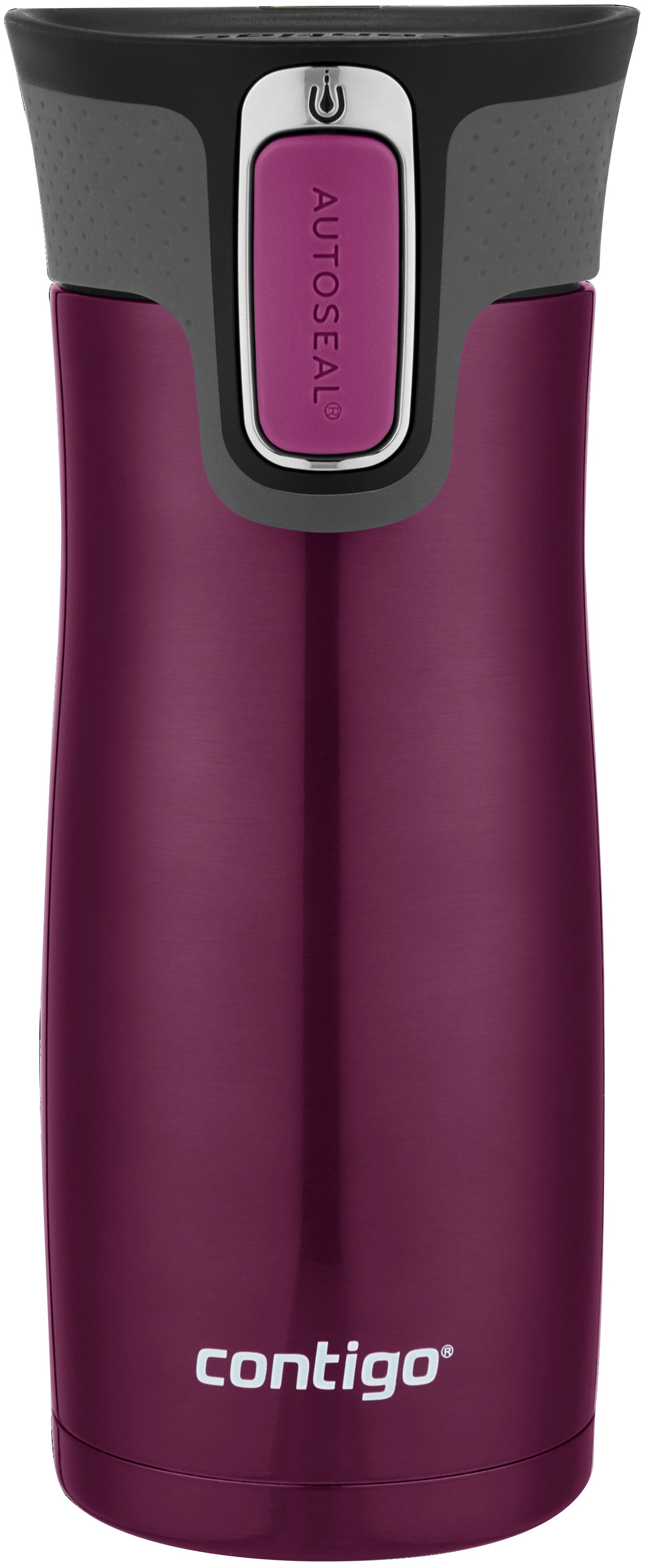 Contigo AUTOSEAL West Loop 2.0 Travel Mug, 16 oz., Stainless Steel with Black Button | 24ZC