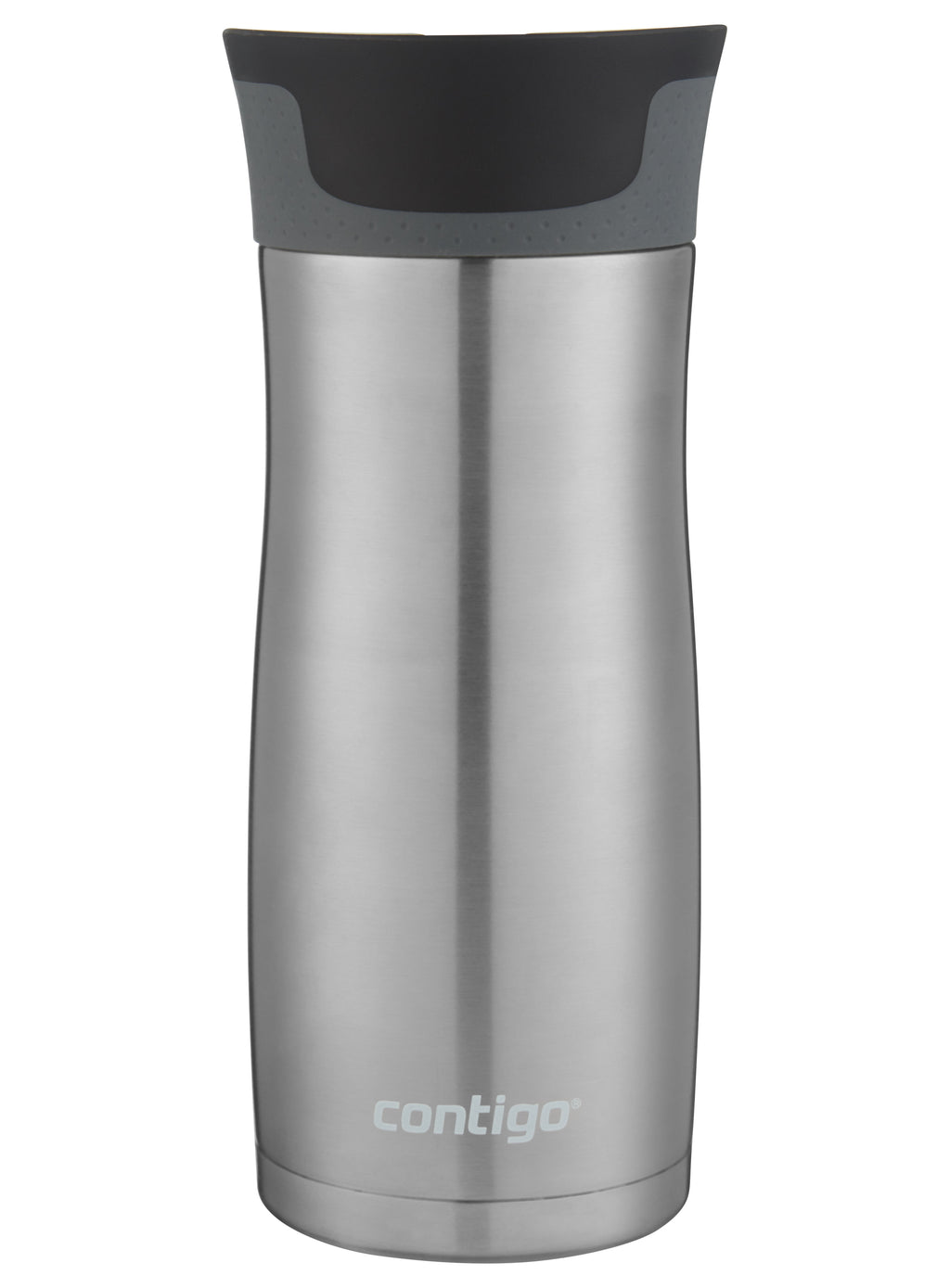 Contigo AUTOSEAL West Loop 2.0 Travel Mug, 16 oz., Stainless Steel with Black Button | 24ZC