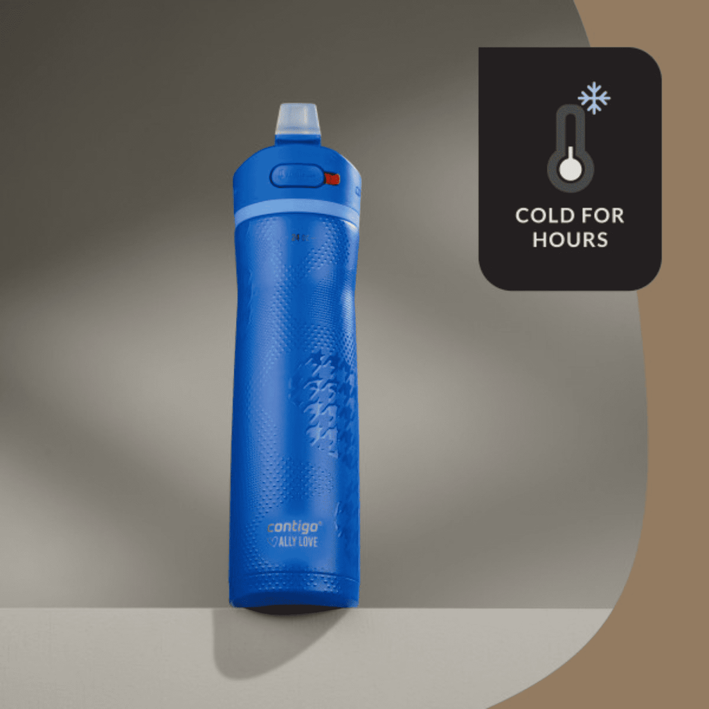 Contigo x Ally Love Ashland Chill 2.0 Stainless Steel Water Bottle with Autospout Lid, 24 oz, Oatmilk | J9EC