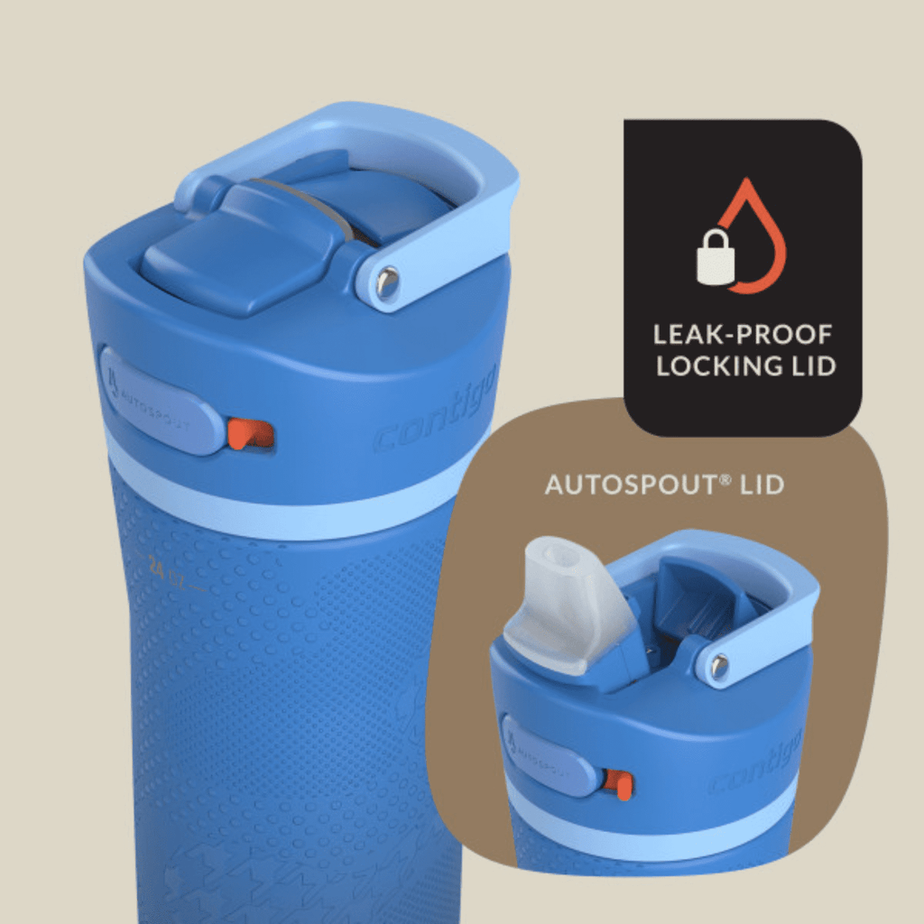 Contigo x Ally Love Ashland Chill 2.0 Stainless Steel Water Bottle with Autospout Lid, 24 oz, Oatmilk | J9EC