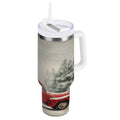 40 oz Insulated Stainless Steel Tumbler Double Wall Stainless Steel Tumbler with 2-Way Drinking Vintage Red Truck | IPK1