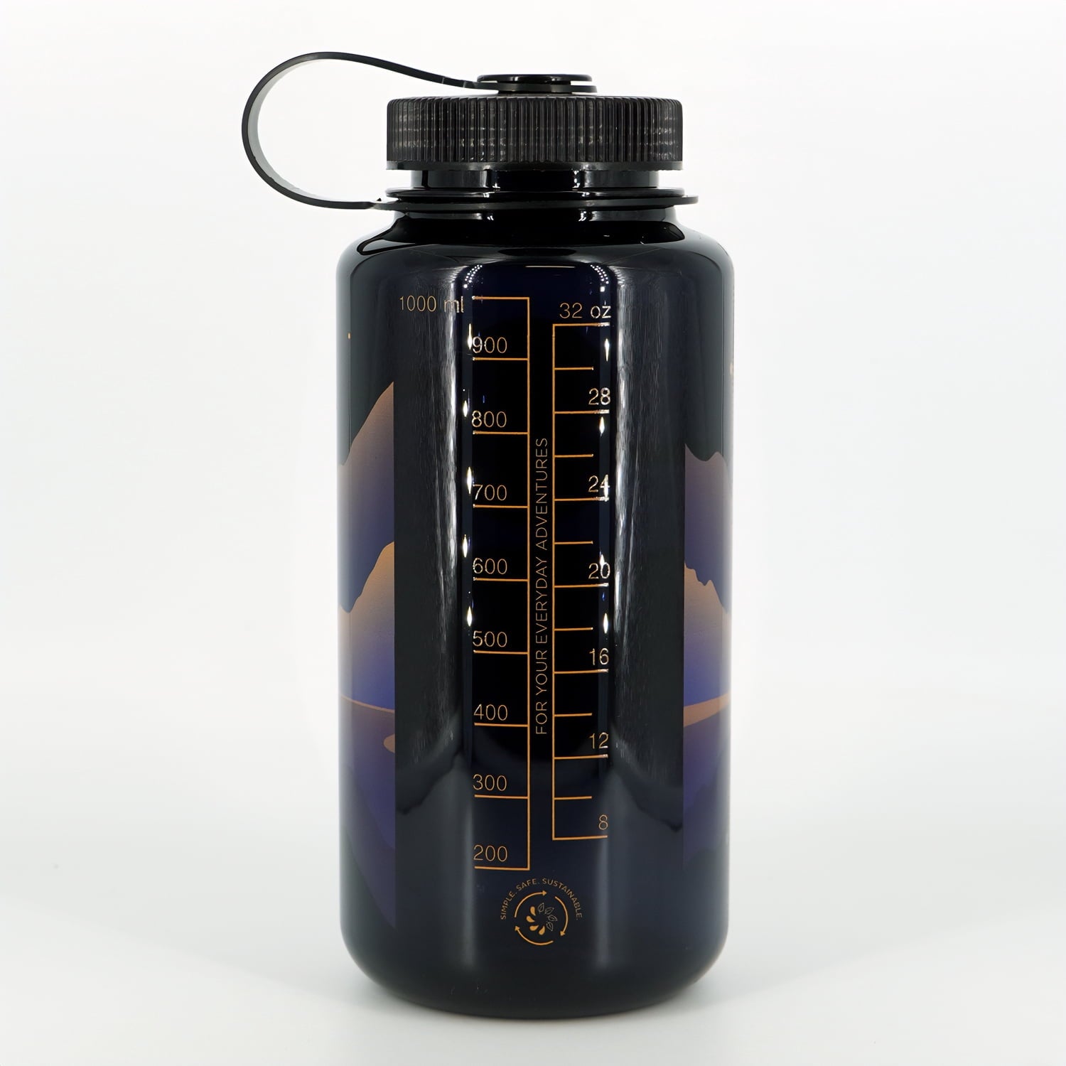 Nalgene Sustain 32 oz. Wide Mouth Water Bottle - Indigo | FFNR