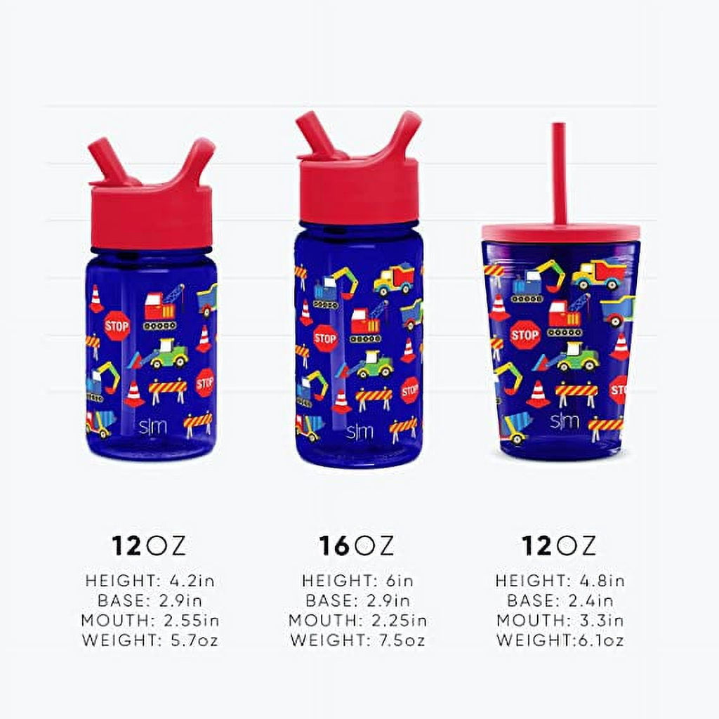 Simple Modern Summit Water Bottle Straw Lid Vacuum Insulated Stainless Steel Bottle | 14 fl oz | L0OH