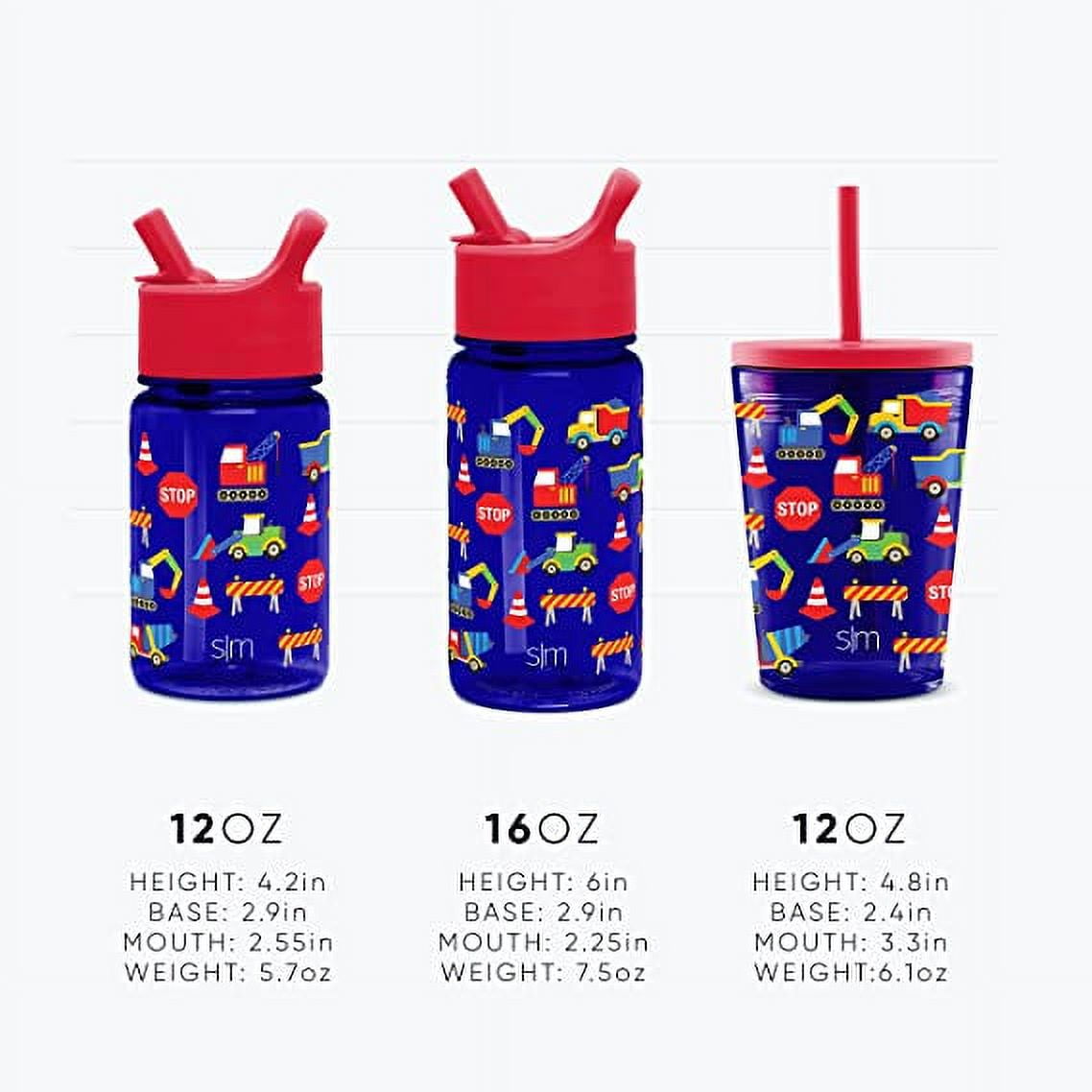 Simple Modern Summit Water Bottle Straw Lid Vacuum Insulated Stainless Steel Bottle | 14 fl oz | L0OH