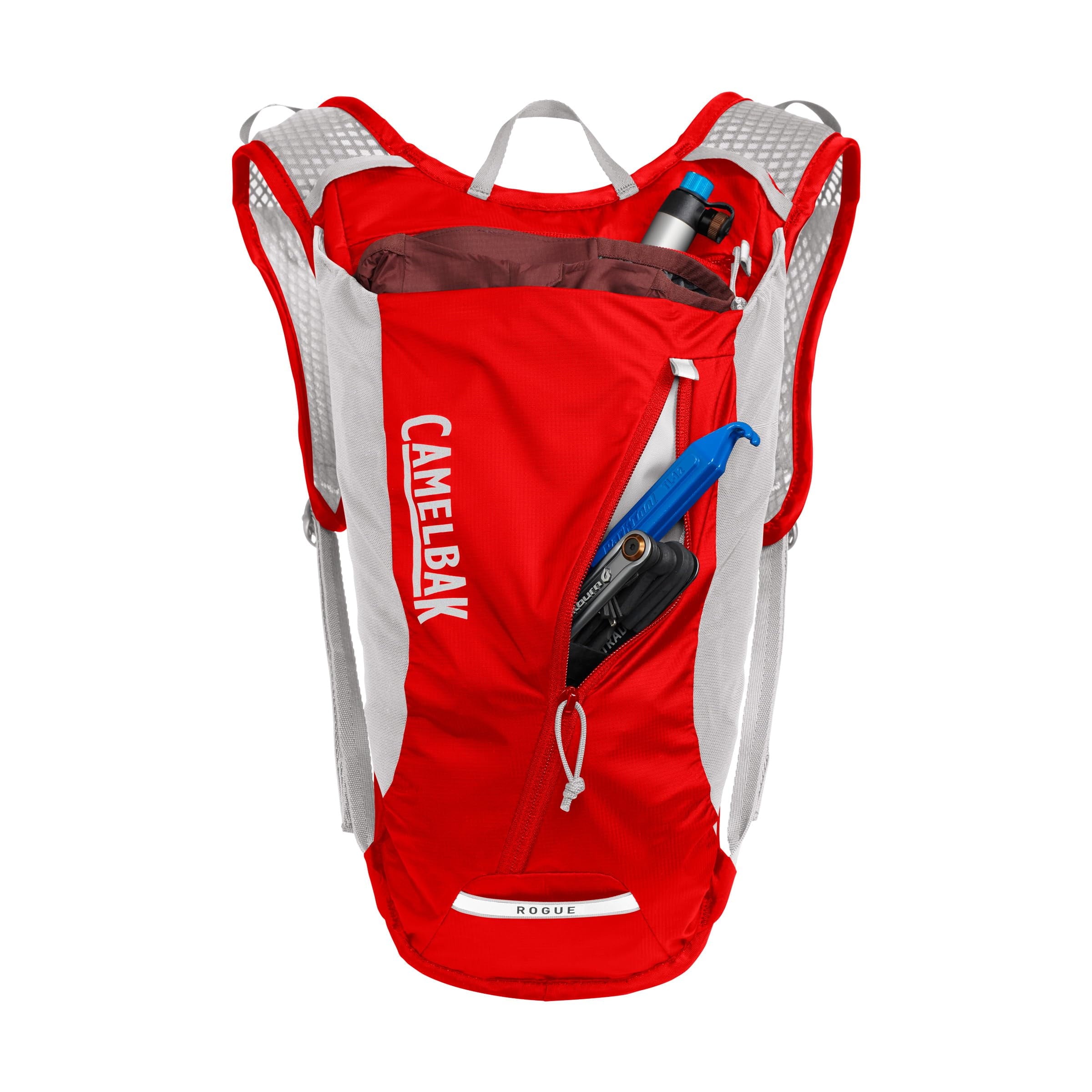 CamelBak Rogue Light 7 Hydration Backpack for Biking, Hiking, Festivals, Red | 2BEZ