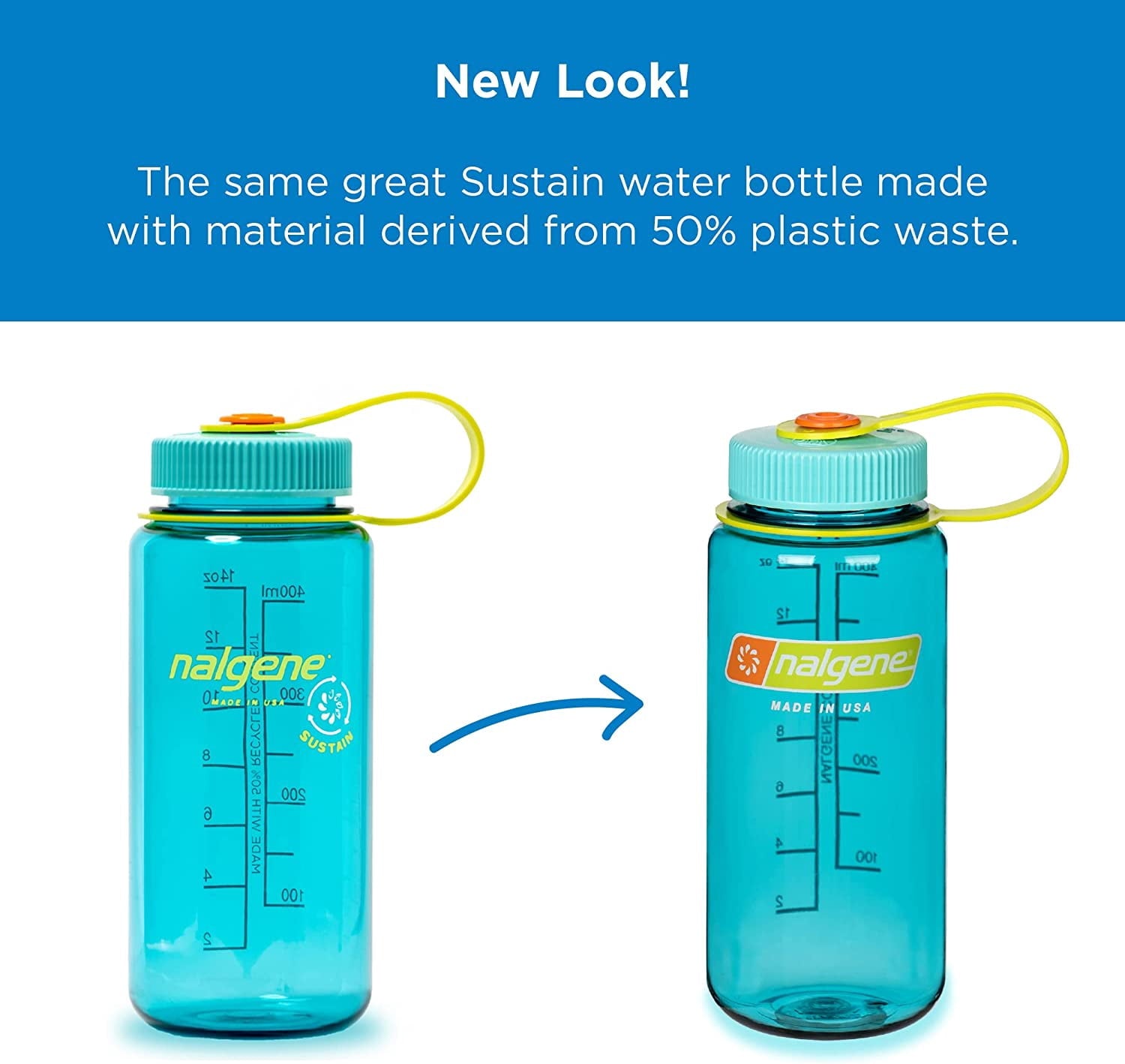 Nalgene 16oz Wide Mouth Sustain Bottle | 6LTE