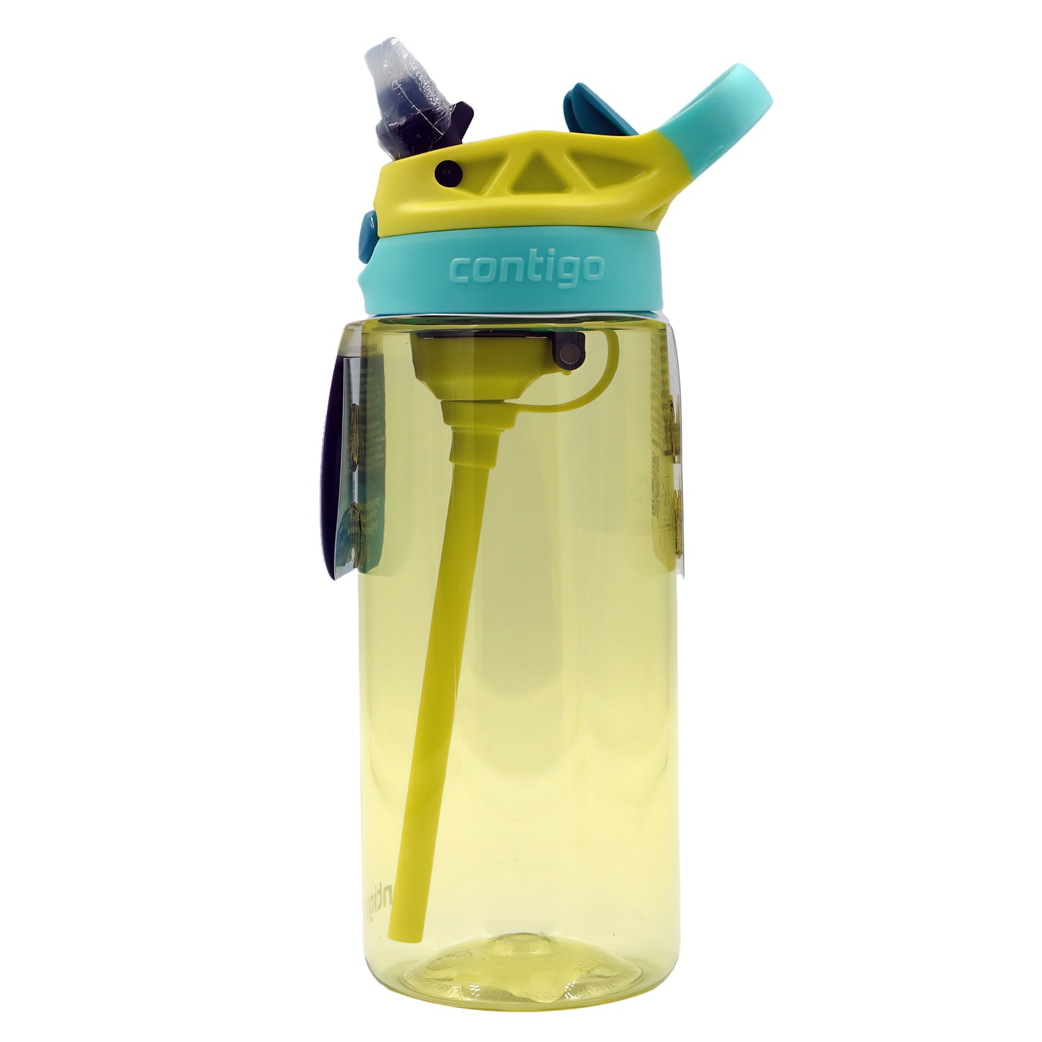 Contigo Kid's 20 oz. AutoSpout Straw Water Bottle - Juniper/Limelight | G9XM