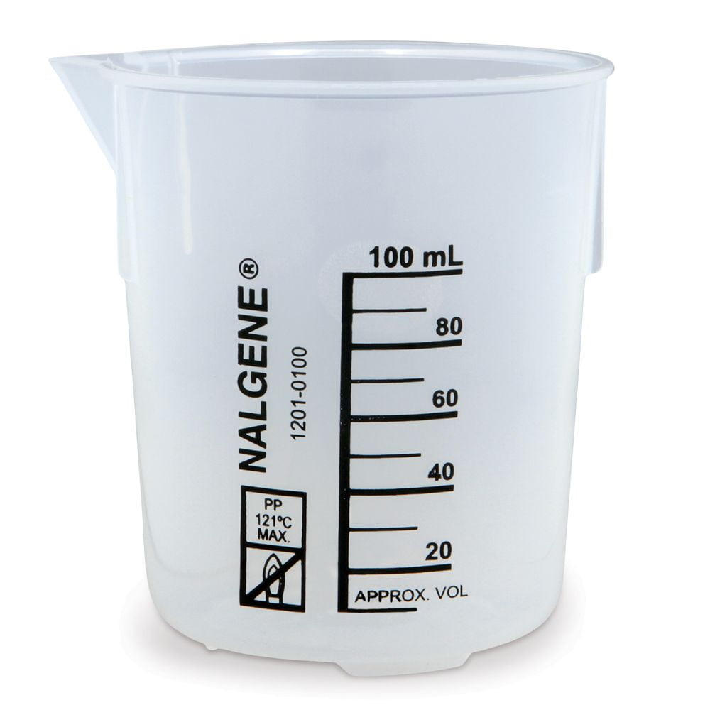 Nalgene Griffin Beaker, Low Form, Polypropylene, 100 Ml | H6WU