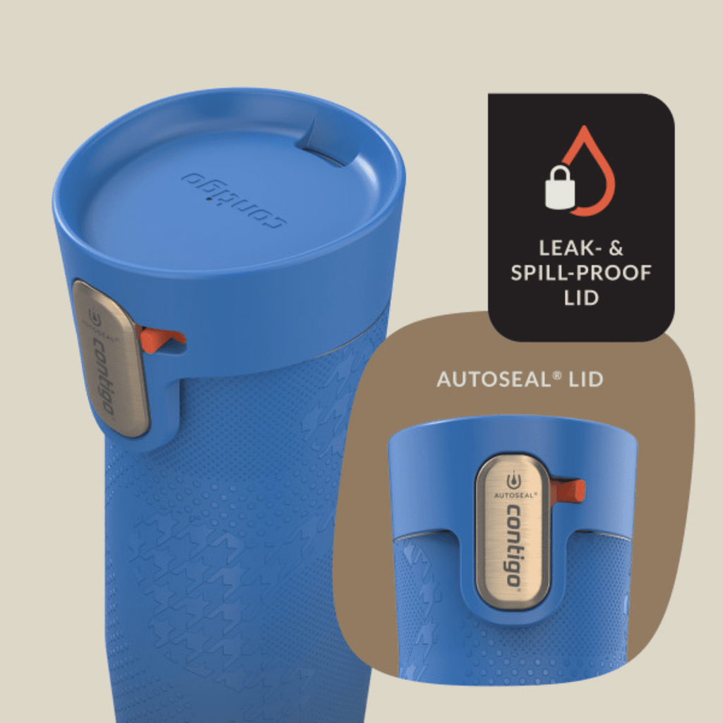 Contigo x Ally Love Autoseal West Loop Vacuum-Insulated Stainless Steel Travel Mug with Easy-Clean Lid, 16 oz, Stellar Jay | 9BHN