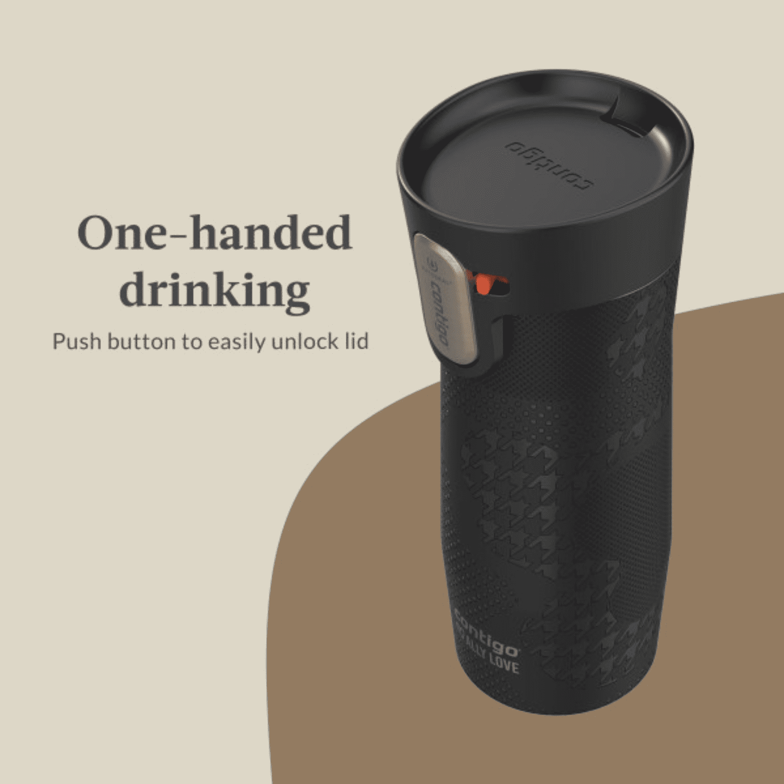 Contigo x Ally Love Autoseal West Loop Vacuum-Insulated Stainless Steel Travel Mug with Easy-Clean Lid, 16 oz, Stellar Jay | 9BHN