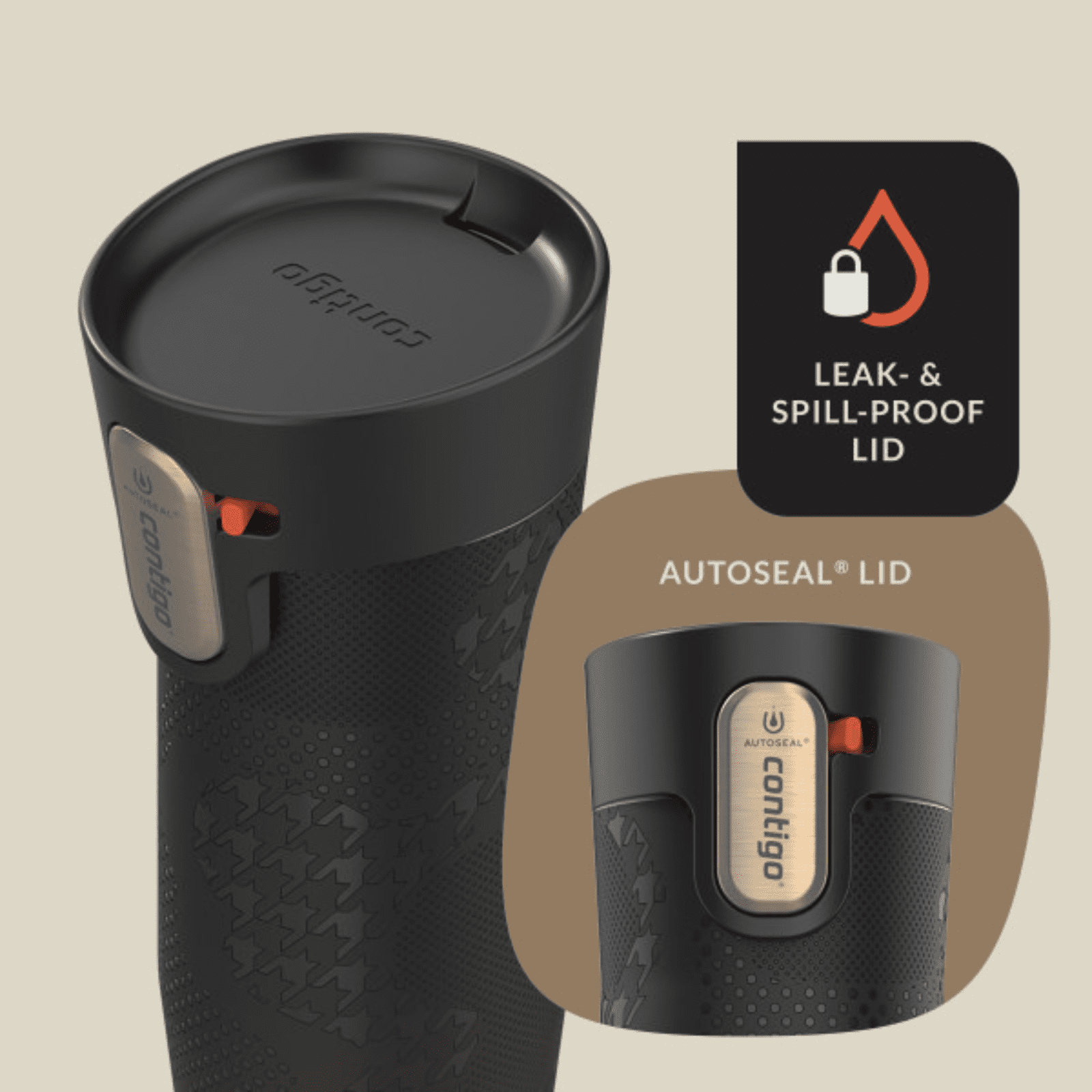 Contigo x Ally Love Autoseal West Loop Vacuum-Insulated Stainless Steel Travel Mug with Easy-Clean Lid, 16 oz, Stellar Jay | 9BHN
