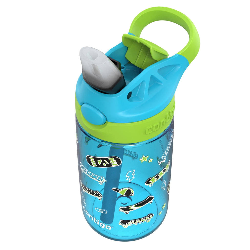 Contigo Aubrey Leak-Proof Spill-Proof Water Bottle, Blue, 14 oz. | 1PF7