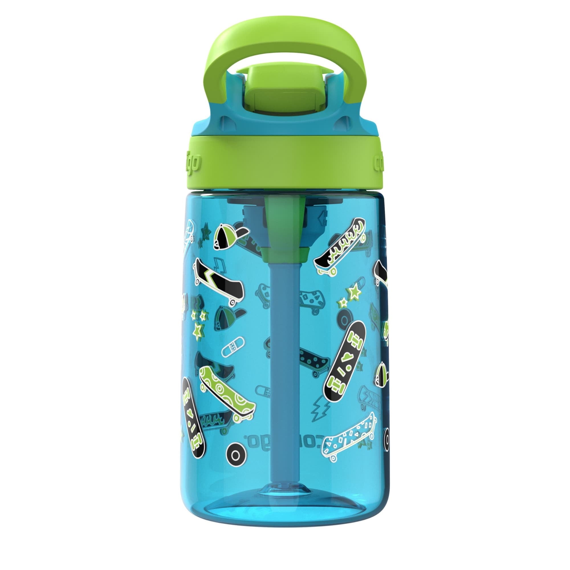 Contigo Aubrey Leak-Proof Spill-Proof Water Bottle, Blue, 14 oz. | 1PF7