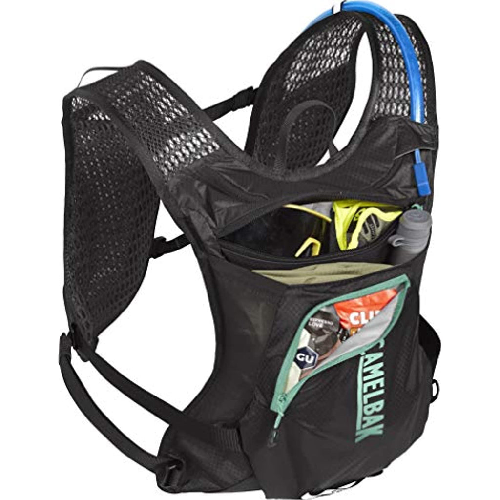 CamelBak Women's Chase Bike Vest 50oz - Hydration Vest - Easy Access Pockets, Black/Mint | YMWP