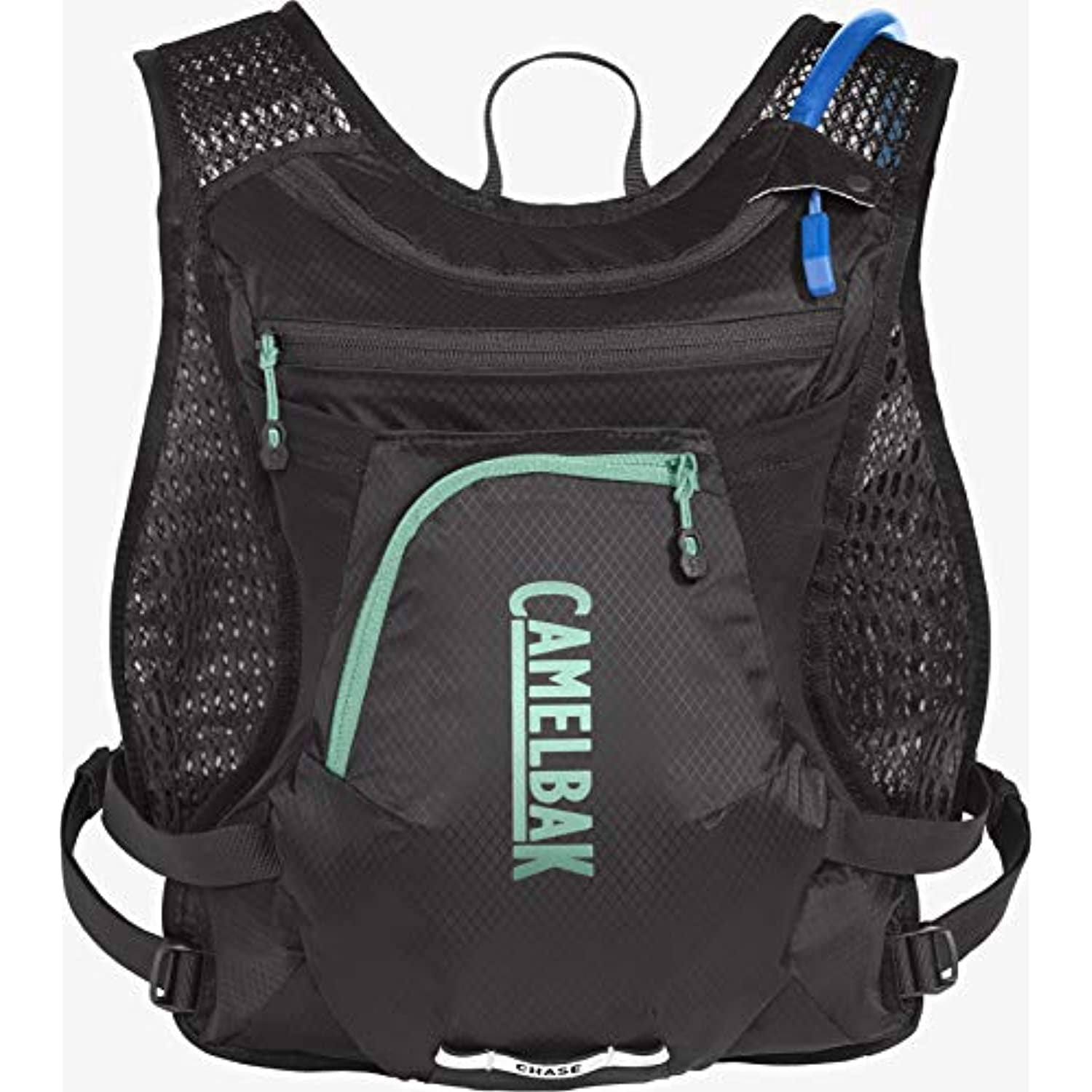 CamelBak Women's Chase Bike Vest 50oz - Hydration Vest - Easy Access Pockets, Black/Mint | YMWP