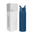 Simple Modern Water Bottle with Straw Lid Vacuum Insulated Stainless Steel Metal Thermos Bottles | Reusable Leak Proof BPA-Free Flask for School | Summit Collection | 22oz, Slumberland | W8IU