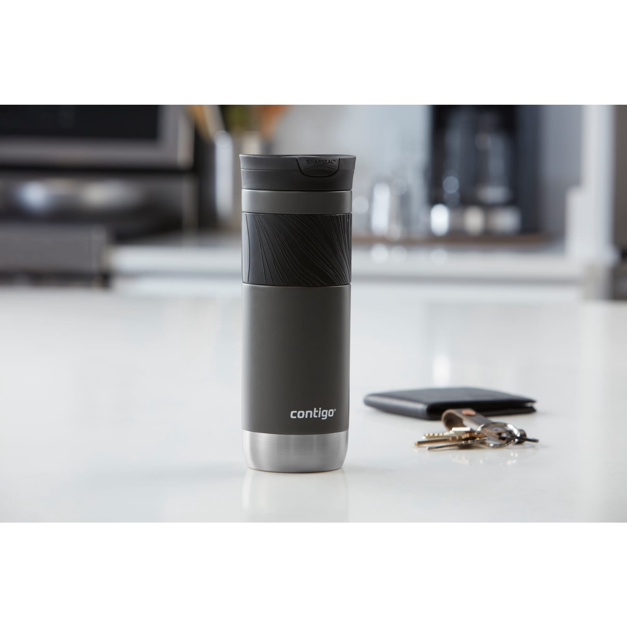 Contigo Byron 2.0 Stainless Steel Travel Mug with SNAPSEAL Lid and Grip, 20oz. | IP0H