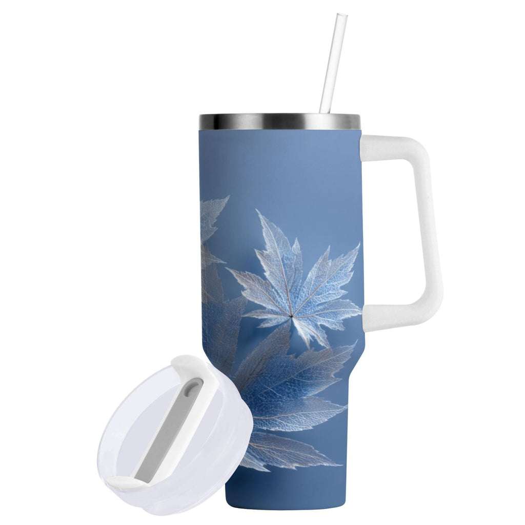 30 oz Insulated Stainless Steel Tumbler Double Wall Stainless Steel Tumbler with 2-Way Drinking Glass Mapleleaves | DJ0Y