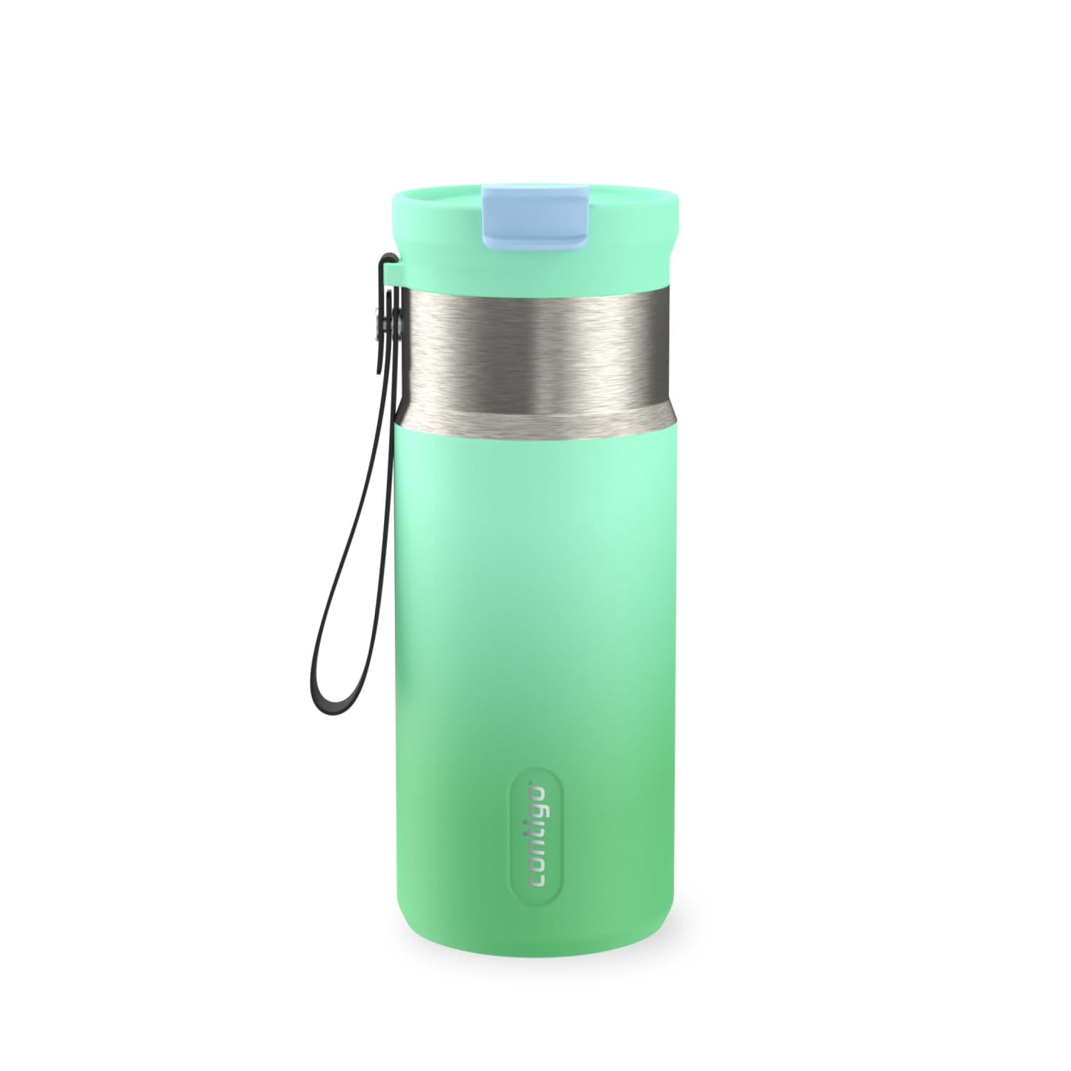 Contigo DualSip 16 oz Compact Leakproof Insulated Water Bottle with 2-Way Lid | 3BB1