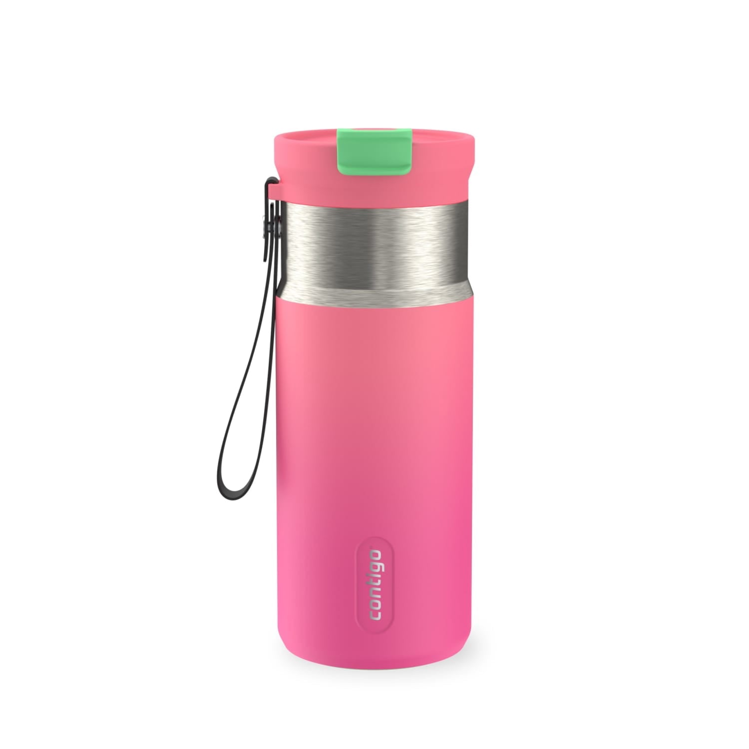 Contigo DualSip 16 oz Compact Leakproof Insulated Water Bottle with 2-Way Lid | 3BB1