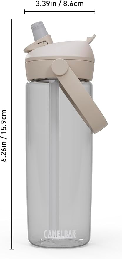 Camelbak Thrive Flip Straw 20oz Water Bottle, Charcoal | PCEV