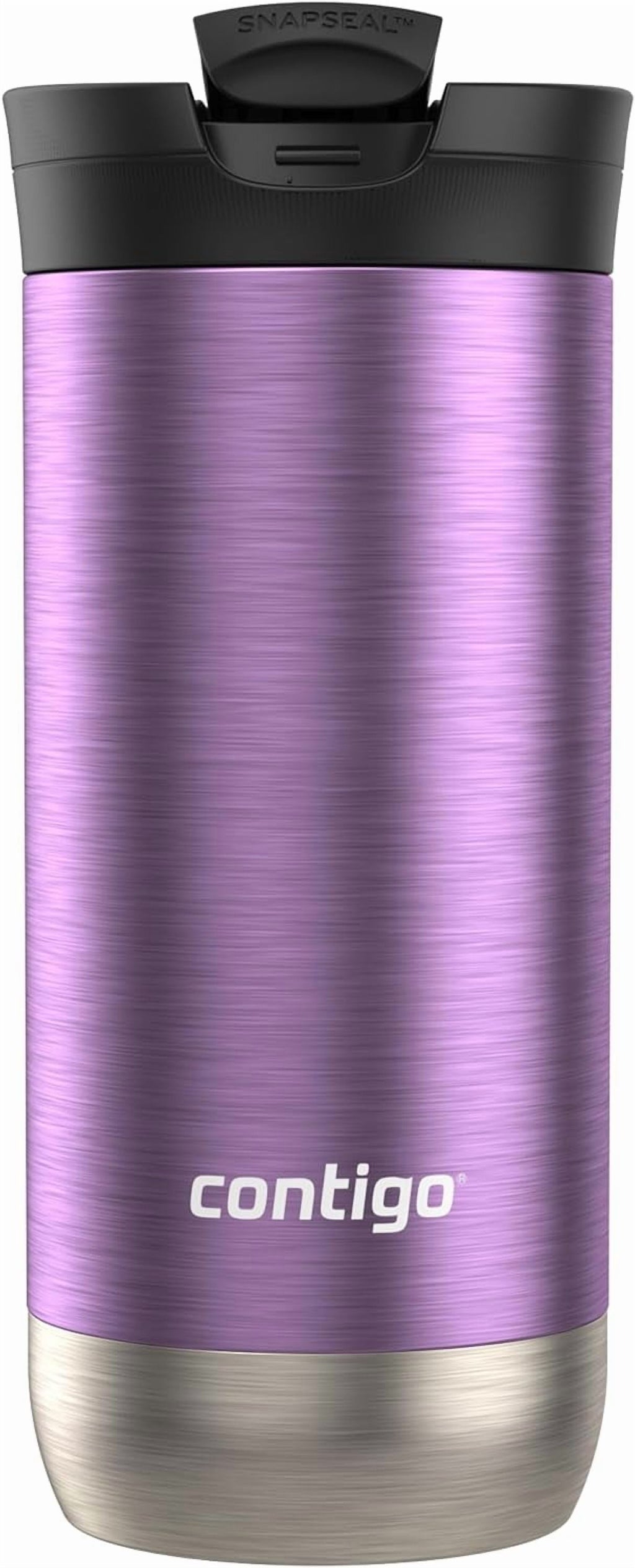 Contigo Huron SnapSeal Insulated Travel Tumbler, Purple Panzy Color 16 oz (473 mL) | A8JG