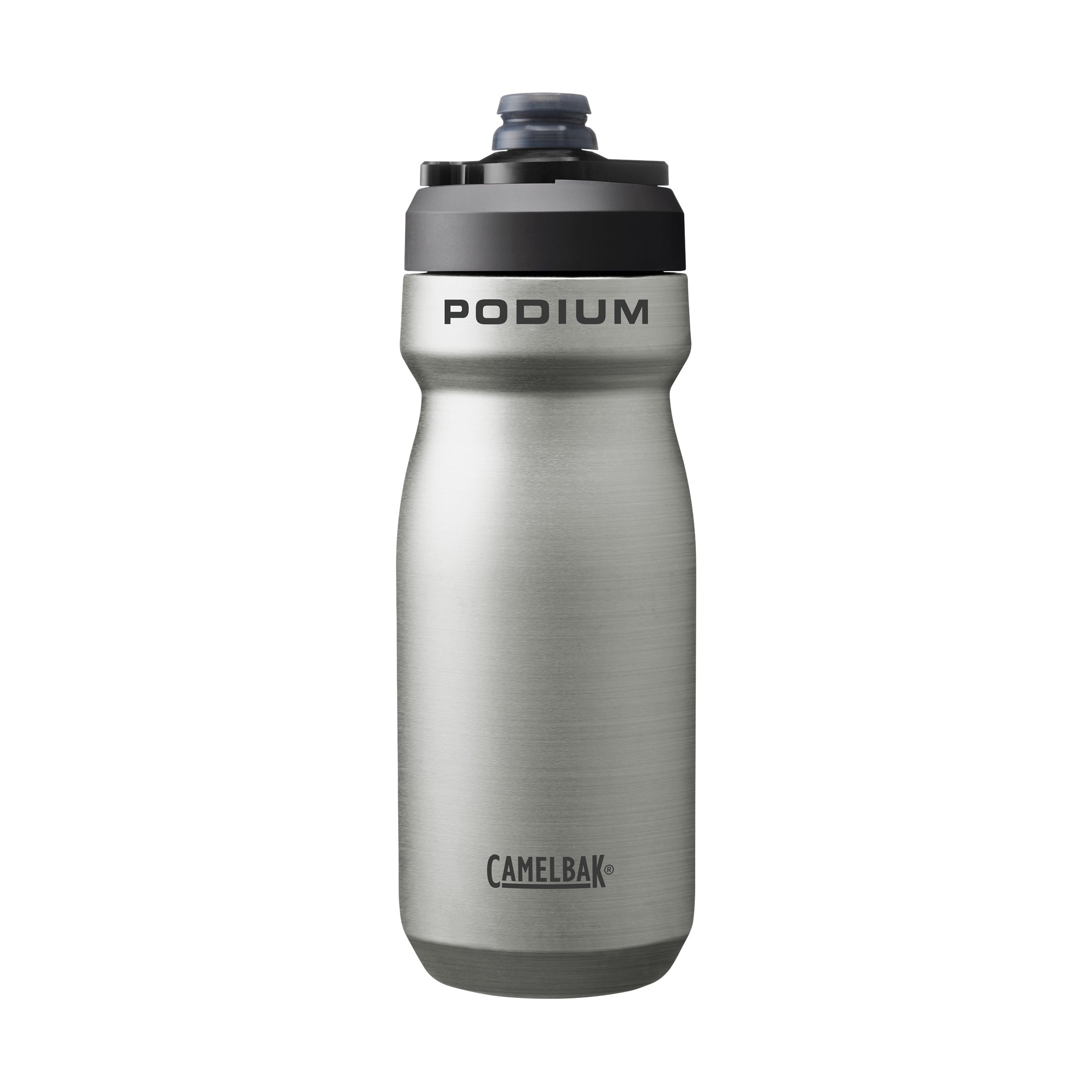 CamelBak Podium 18oz Insulated Stainless Steel Bike Water Bottle, Stainless | HRQ6