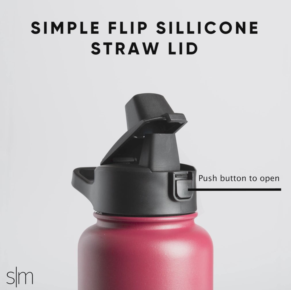 Simple Modern 64 Fluid Ounces Plastic Summit Water Bottle with Straw Lid - Malibu | QK8L