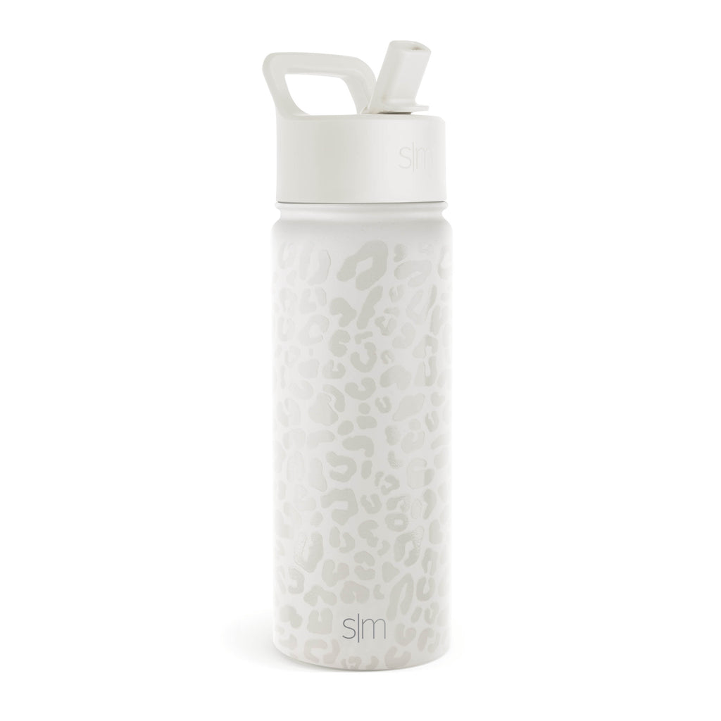 Simple Modern Summit Water Bottle Straw Lid Vacuum Insulated Stainless Steel Bottle | 18 fl oz | PMLR