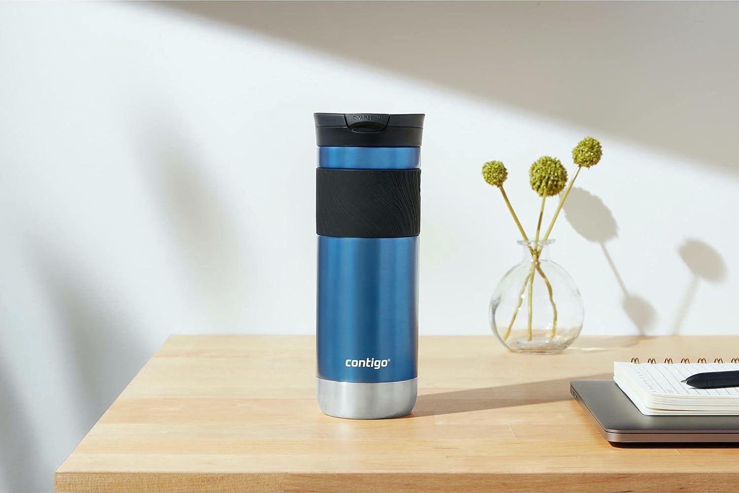Contigo Byron Vacuum-Insulated Stainless Steel Travel Mug, 20oz - Leak-Proof - | 0M4U