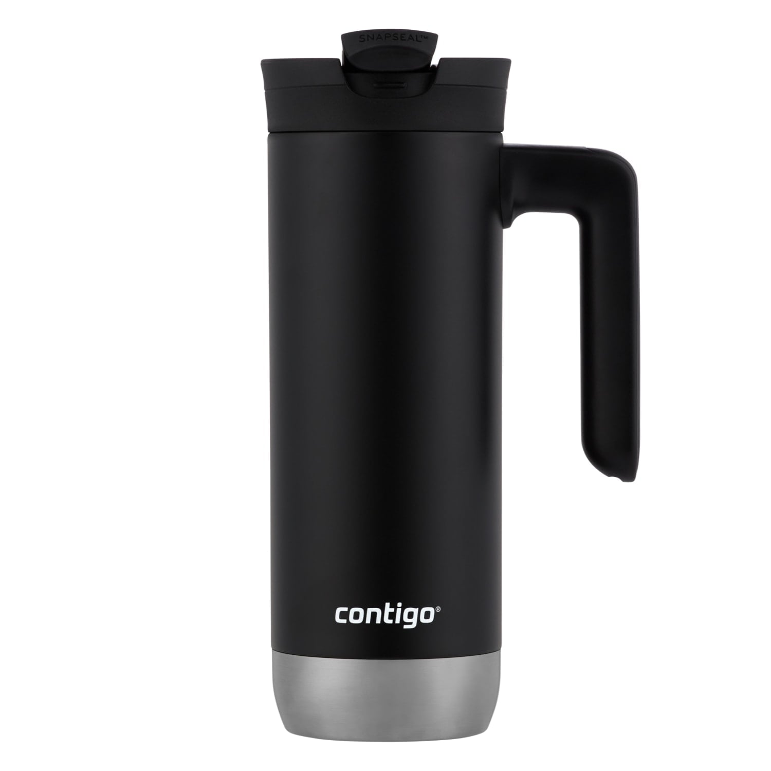 Contigo Huron 2.0 Stainless Steel Travel Mug with SNAPSEAL Lid and Handle in Black, 20 fl oz. | B8U4