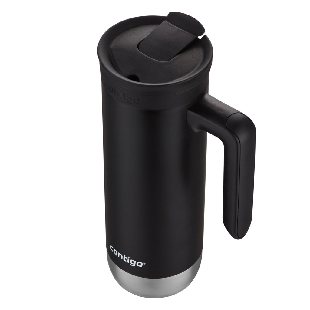 Contigo Huron 2.0 Stainless Steel Travel Mug with SNAPSEAL Lid and Handle in Black, 20 fl oz. | B8U4