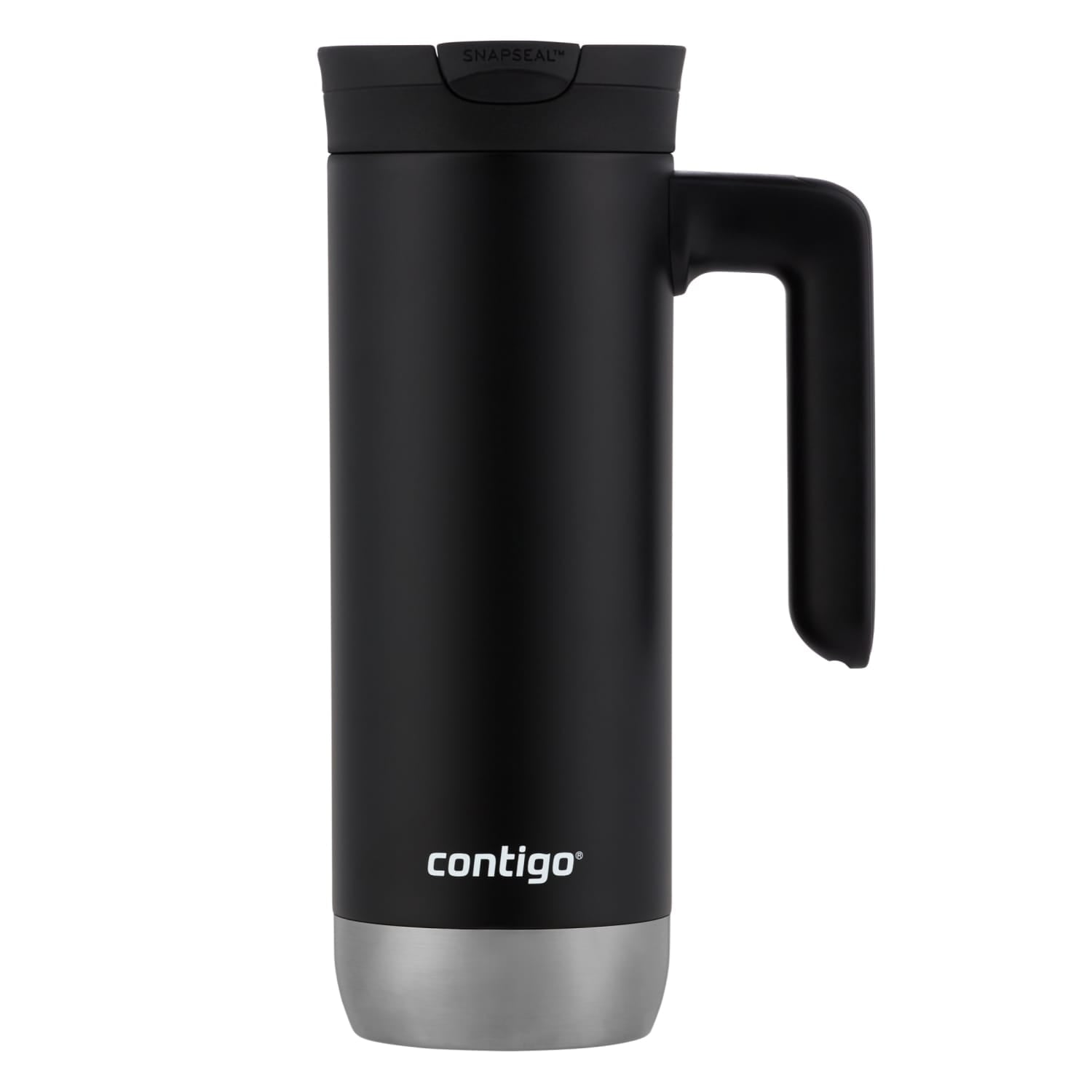 Contigo Huron 2.0 Stainless Steel Travel Mug with SNAPSEAL Lid and Handle in Black, 20 fl oz. | B8U4