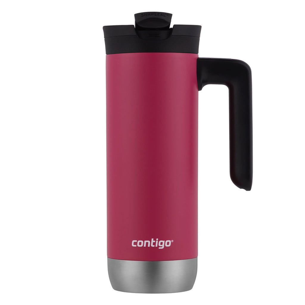 Contigo Huron 2.0 Stainless Steel Travel Mug with SNAPSEAL Lid and Handle in Black, 20 fl oz. | B8U4