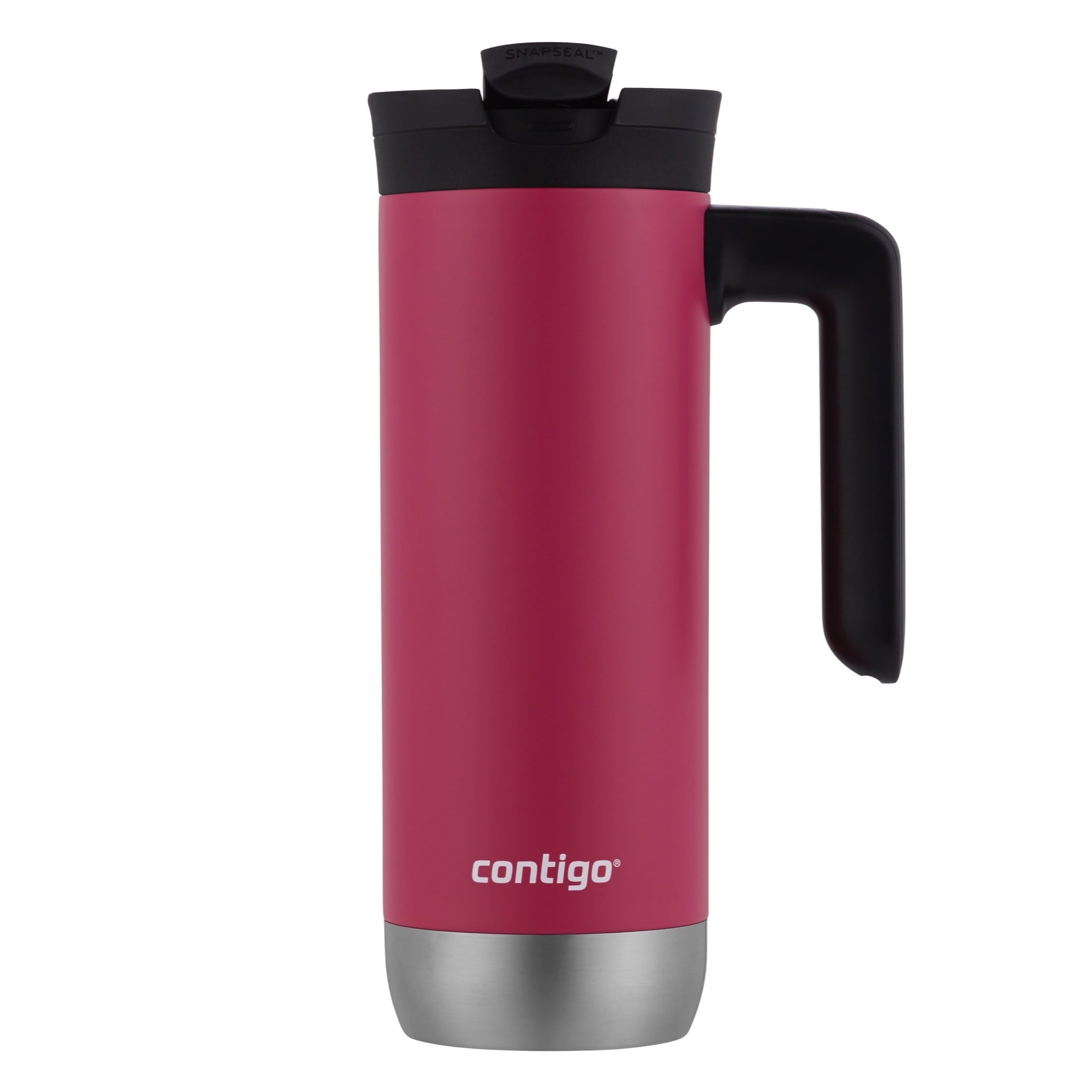 Contigo Huron 2.0 Stainless Steel Travel Mug with SNAPSEAL Lid and Handle in Black, 20 fl oz. | B8U4